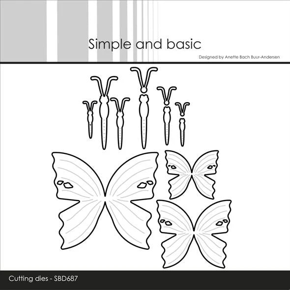 Simple and Basic - Dies - Butterflies