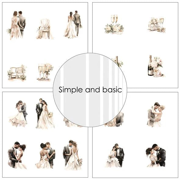 Simple and Basic - All that love - Paper Pack    12 x 12"