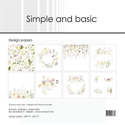 Simple and Basic - Spring Feelings - Paper Pack    12 x 12"