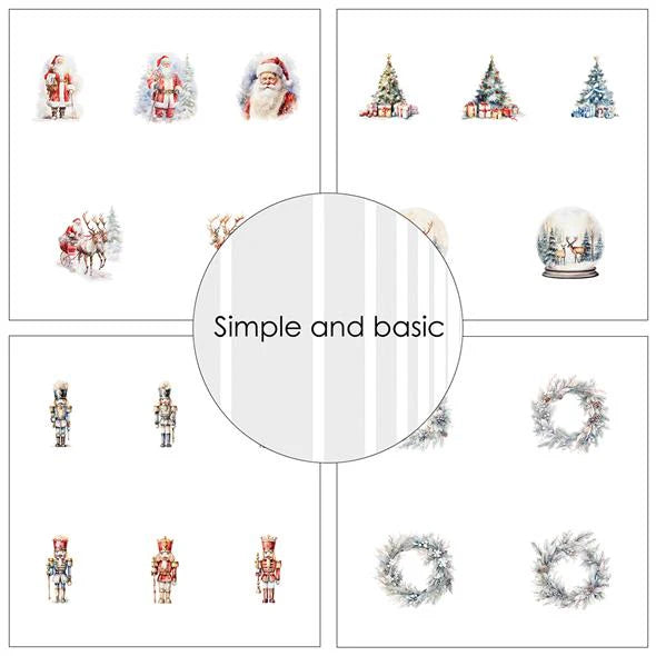Simple and Basic - Christmas, christmas, christmas - Paper Pack 12 x 12"