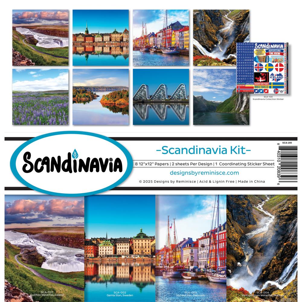 Reminisce - Scandinavian - Collection Kit  - 12x12"
