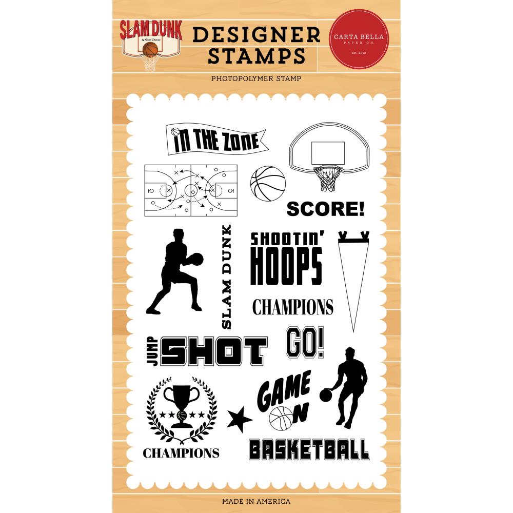 Carta Bella - Clear stamp - Slam Dunk - Shooting Hoops