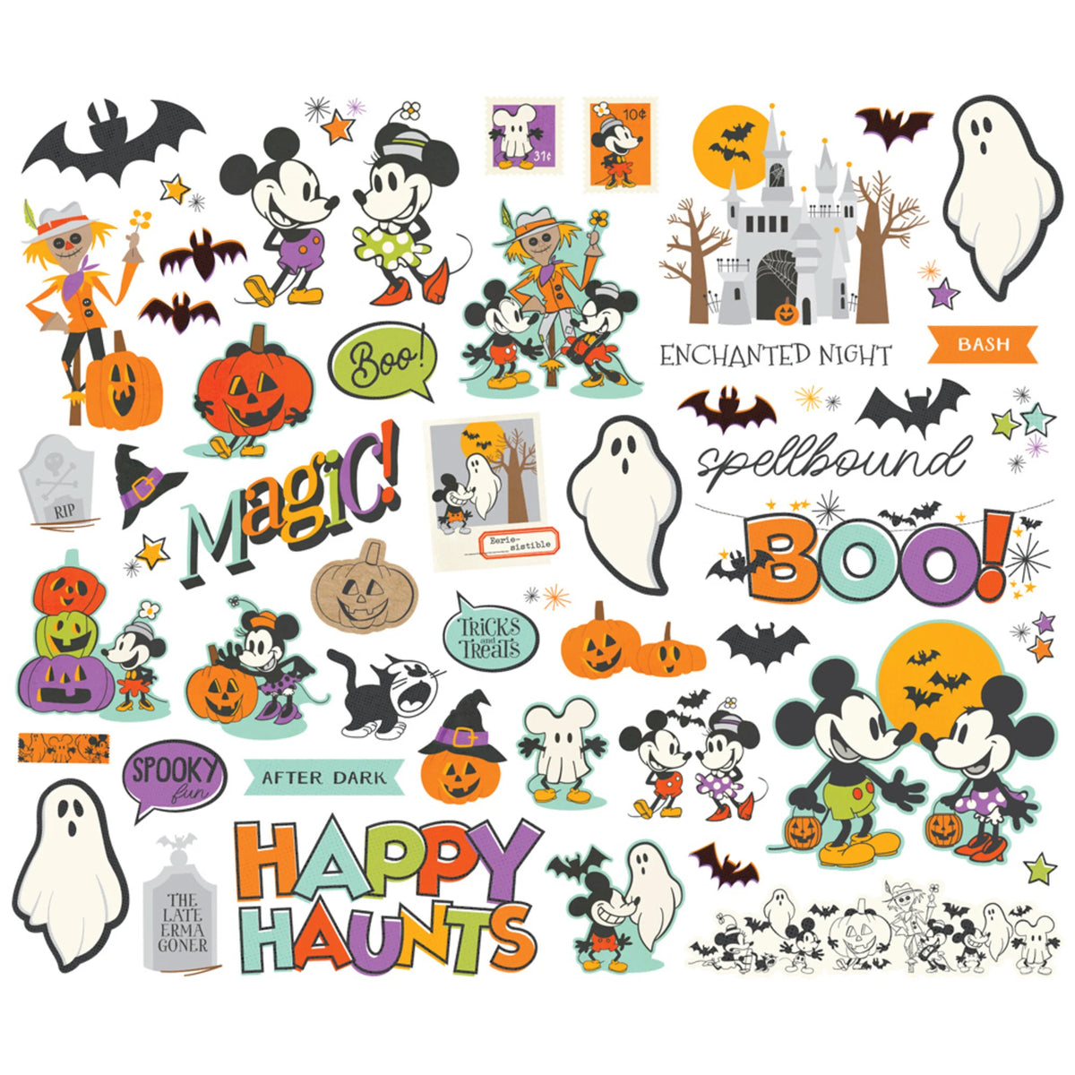 Simple Stories - Classic Mouse Halloween - Bits and pieces