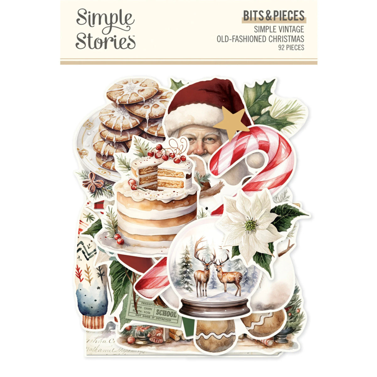 Simple Stories - Old Fashion Christmas - Bits and pieces