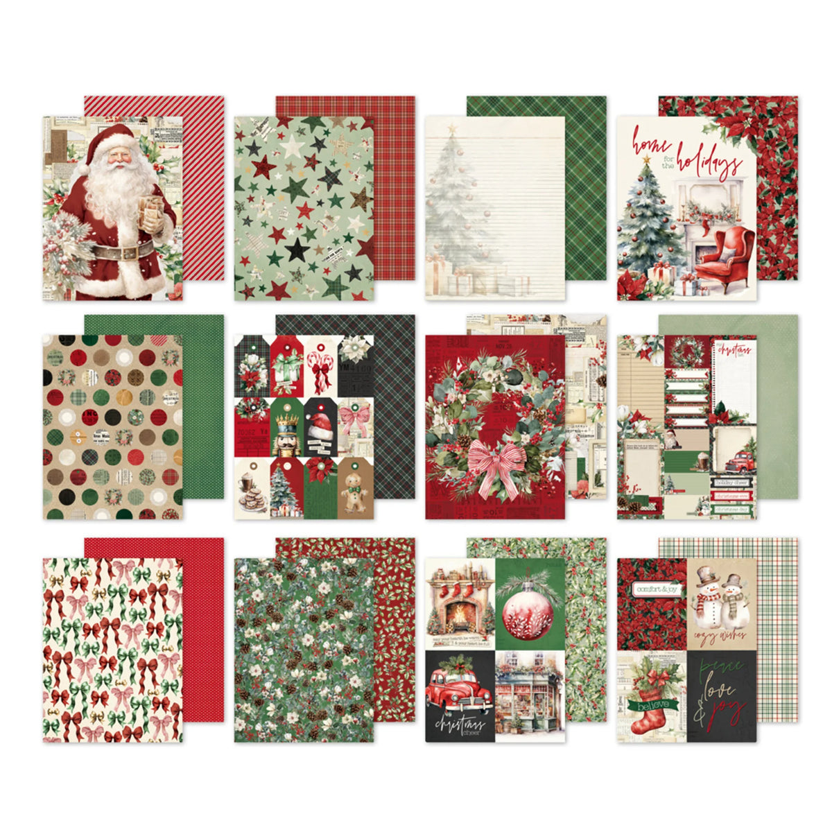 Simple Stories - Old Fashion Christmas - 6 x 8" Pad