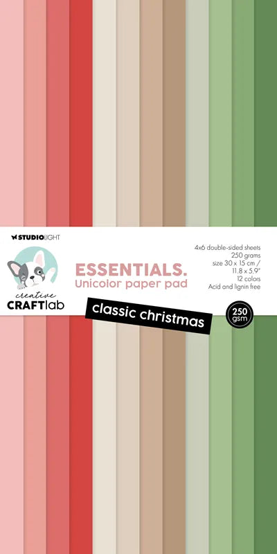 StudioLight - Paper Pad - Classic Christmas
