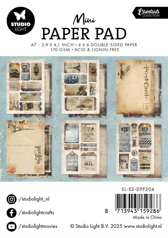 Studiolight - Essentials - Mini Paper pad - Explore the world