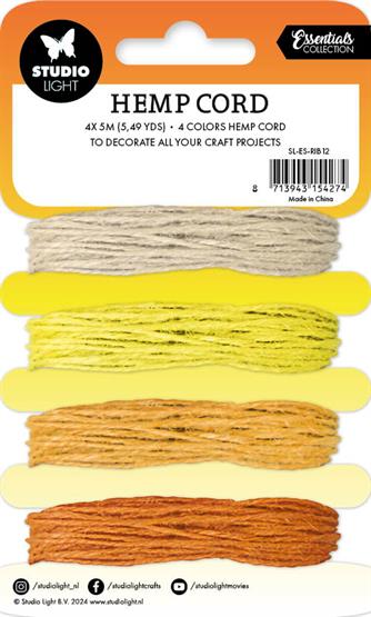 Studiolight - Hemp Cord - Shades of Yellow