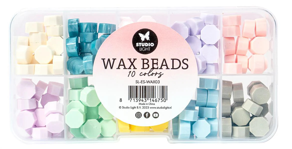 Studiolight - Wax Beads Set - Pastel colors