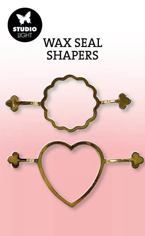 Studiolight - Wax Seal Shapers - Scallop and Heart