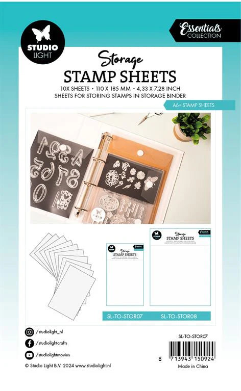 Studio Light - Storage Stamp Sheets A6