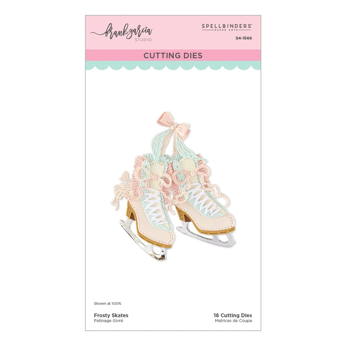 Spellbinders - Christmas Blush Etched Dies Frosty Skates by Frank Garcia