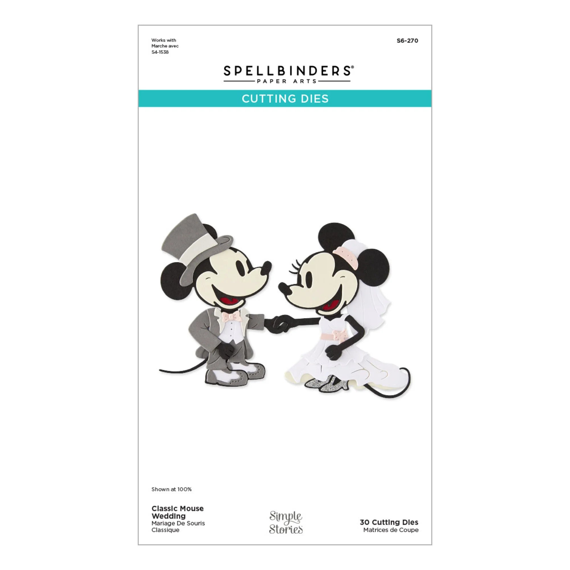 Spellbinders - Classic Mouse - Wedding - Bundle