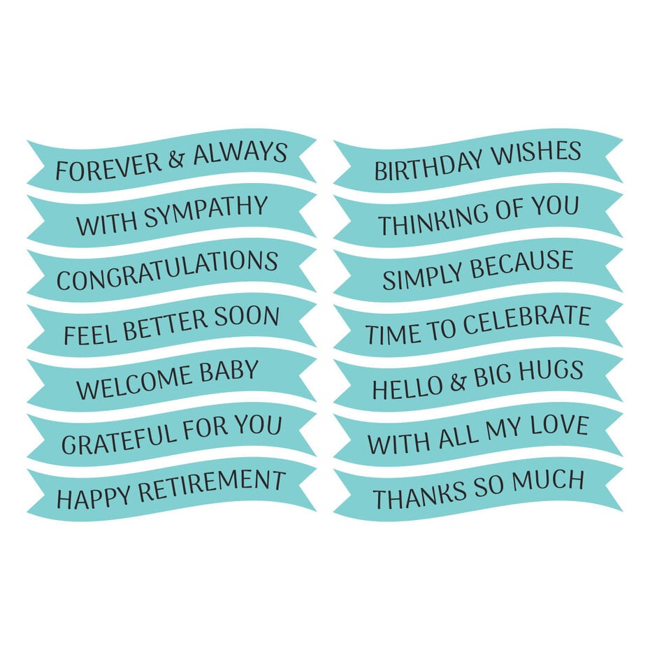 Spellbinders - Create Your Way Everyday Press + Foil Plates Signature Sentiments