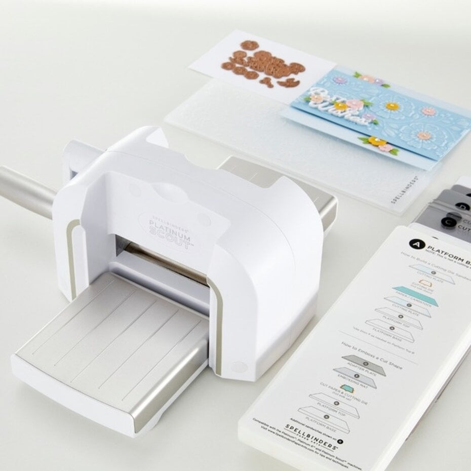 Spellbinders - Platinum Scout Die Cutting & Embossing Machine - White