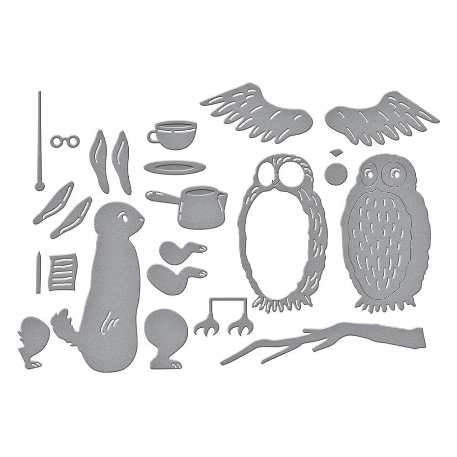 Spellbinders - Dies - Say Cheese Classic Pooh - Rabbit & Owl