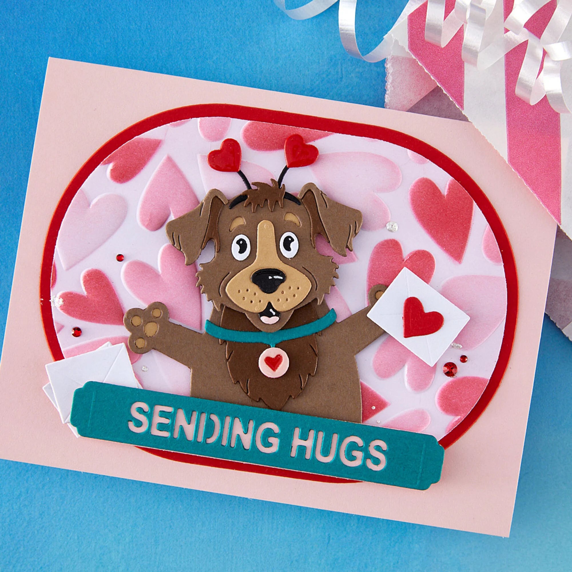 Spellbinders - Dies - Sending Hugs - Darling Dogs