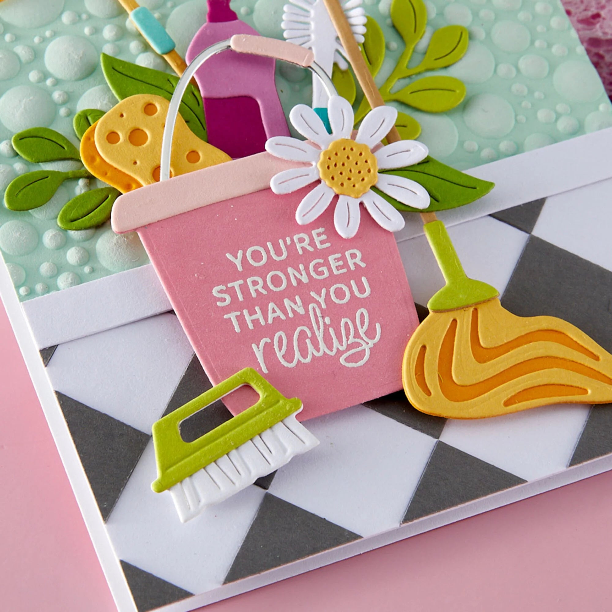 Spellbinders - Clear Stamp - Shiny New Day Sentiments
