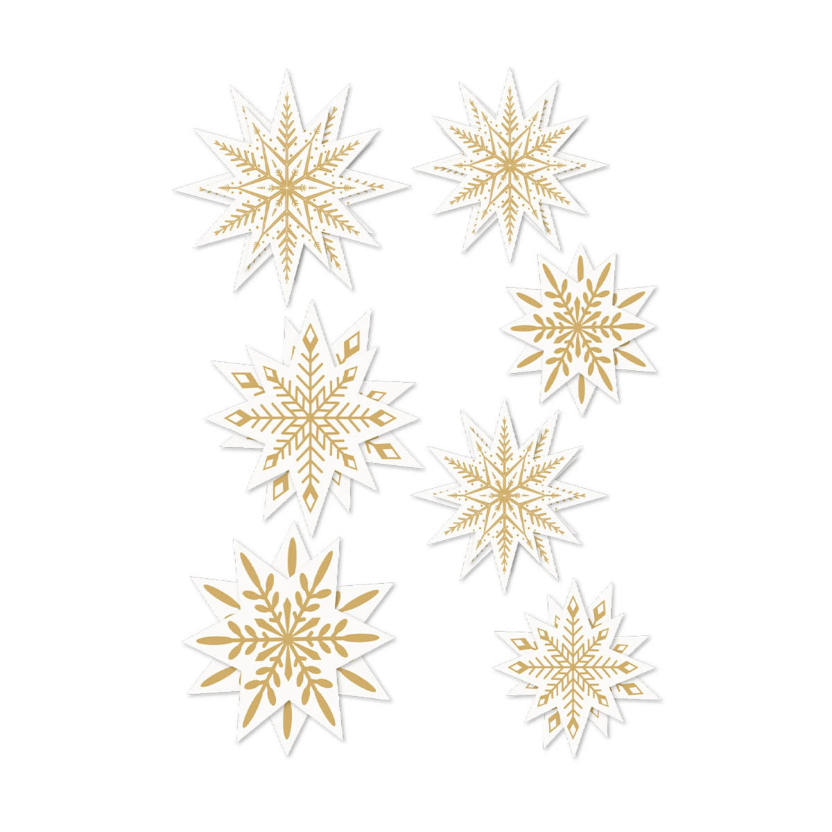 Spellbinders - Sleigh Bells Ring - Dimensional Acetate Stickers Stars by Rosie's Studio
