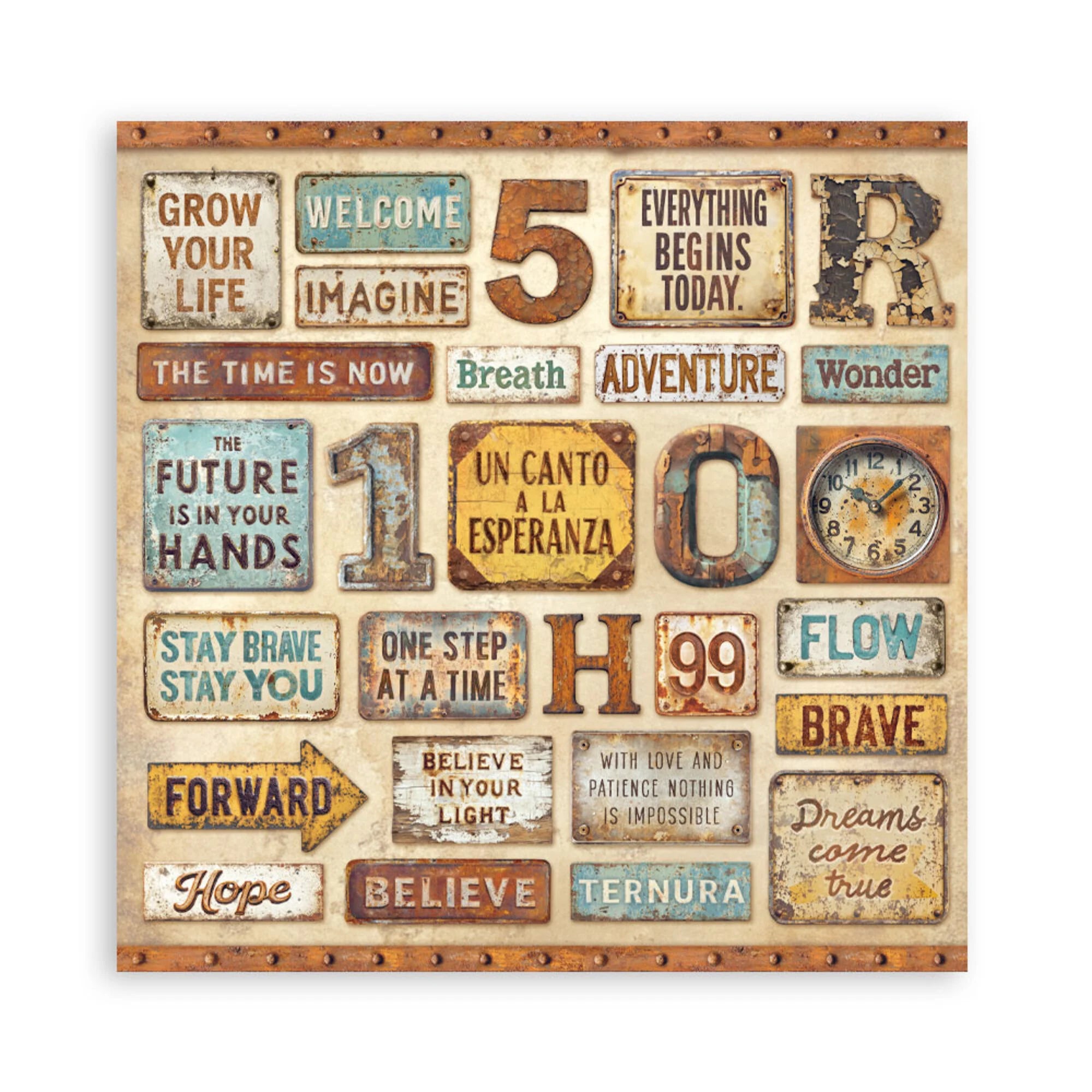 Stamperia - A New Beginning - Paper Pad 12 x 12" (10ark)