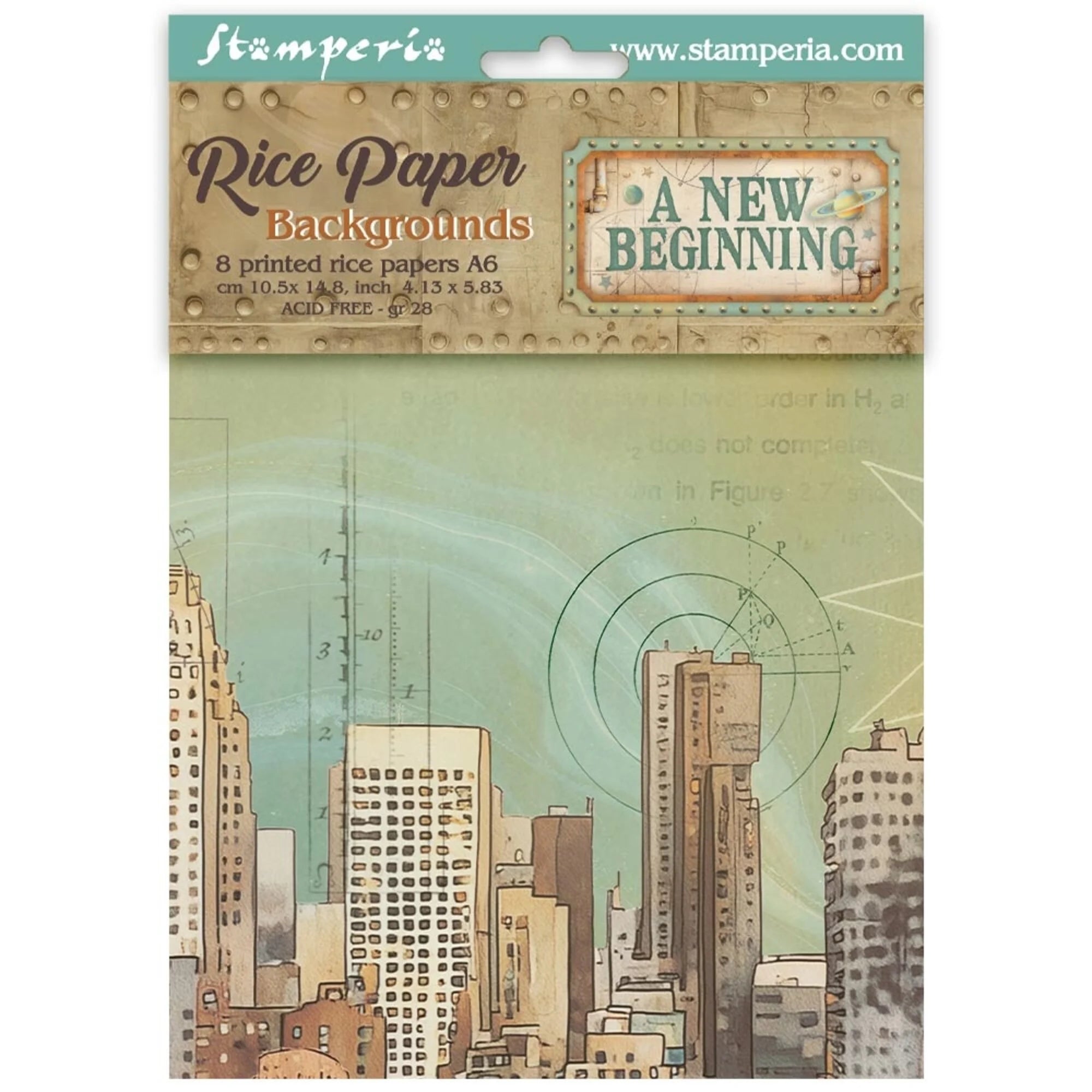 Stamperia - A New Beginning - Rice Paper Selection A6