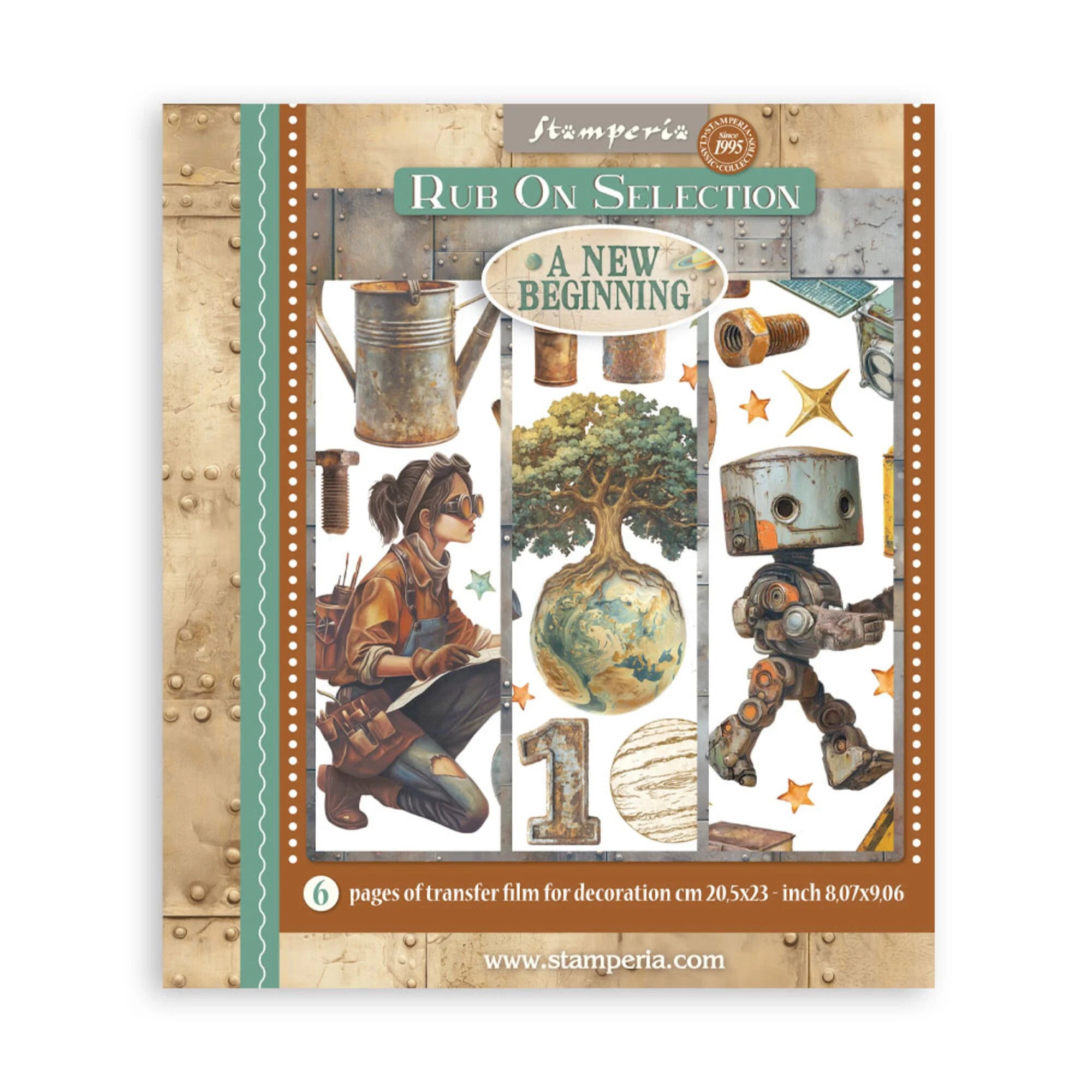 Stamperia - A New Beginning - Rub Ons Assortment - 20,5x23cm