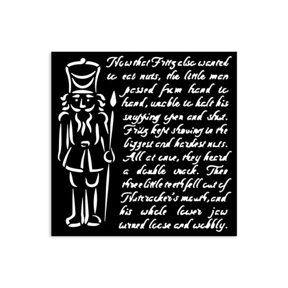 Stamperia - Alice - Stencil - Christmas Soldier - 12x12cm