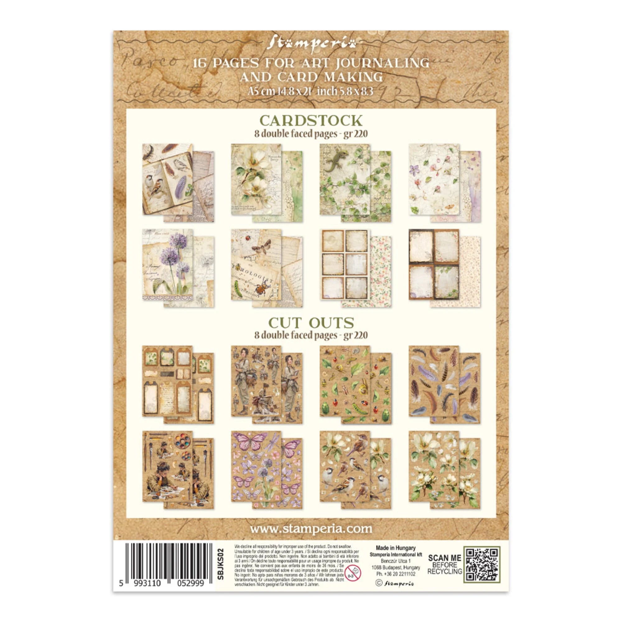 Stamperia - Junk Journal - All Around - Focus Points - A5