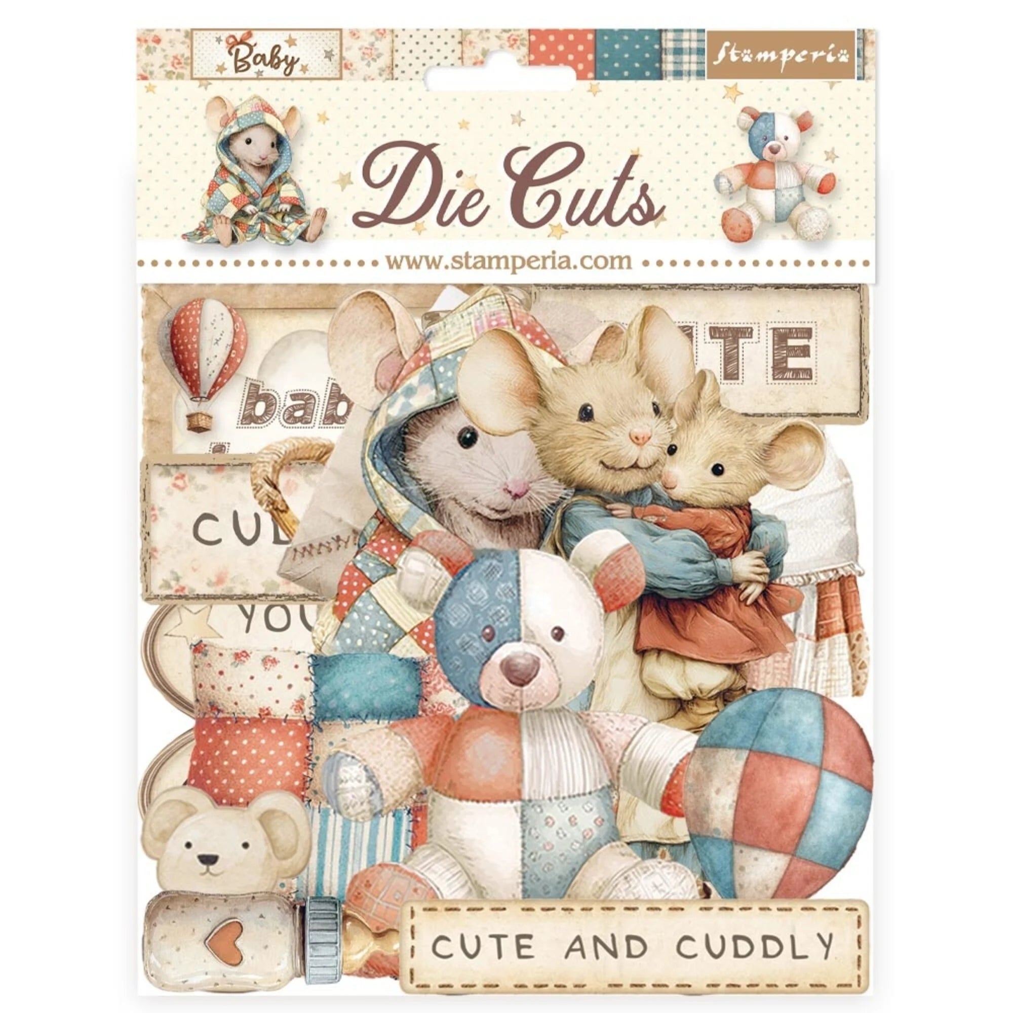 Stamperia - Baby - Chipboard Die Cuts