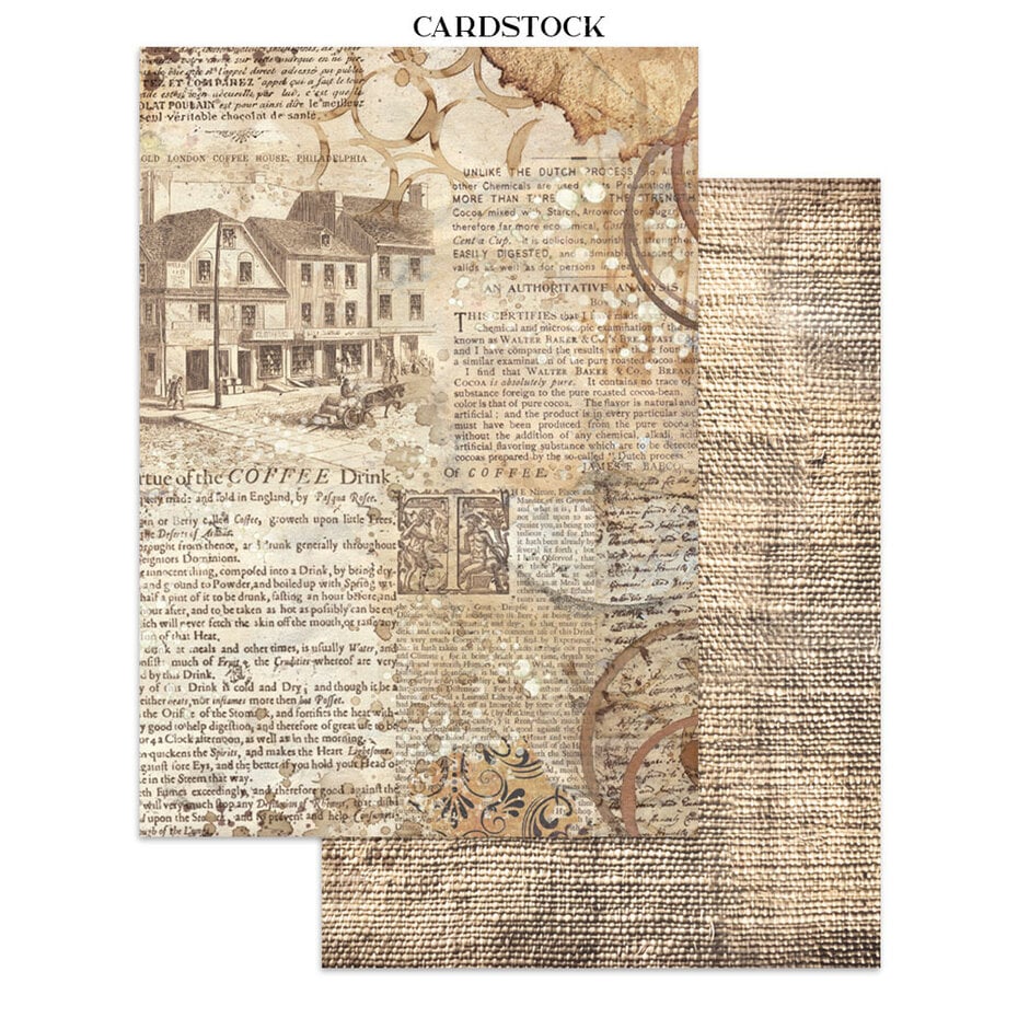 Stamperia - Junk Journal - Coffee and Chocolate