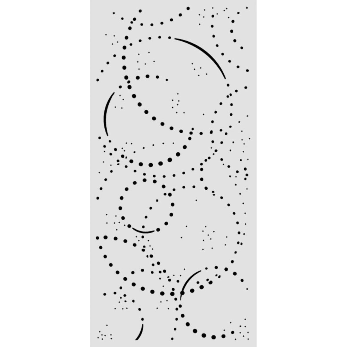 Stamperia - Cosmos - Thick Stencils 12x25cm - Ink Orbits by Cristina Radovan