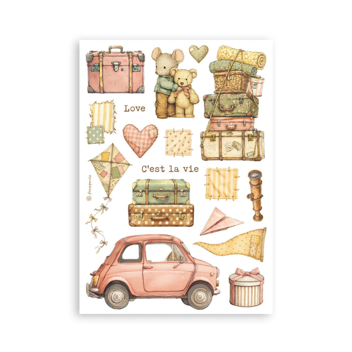 Stamperia - Cozy Family - Washi Pad A5