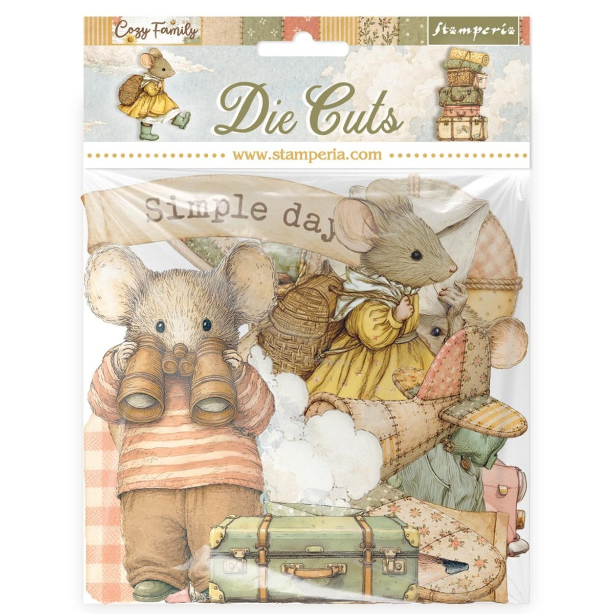 Stamperia - Cozy Family - Die Cuts