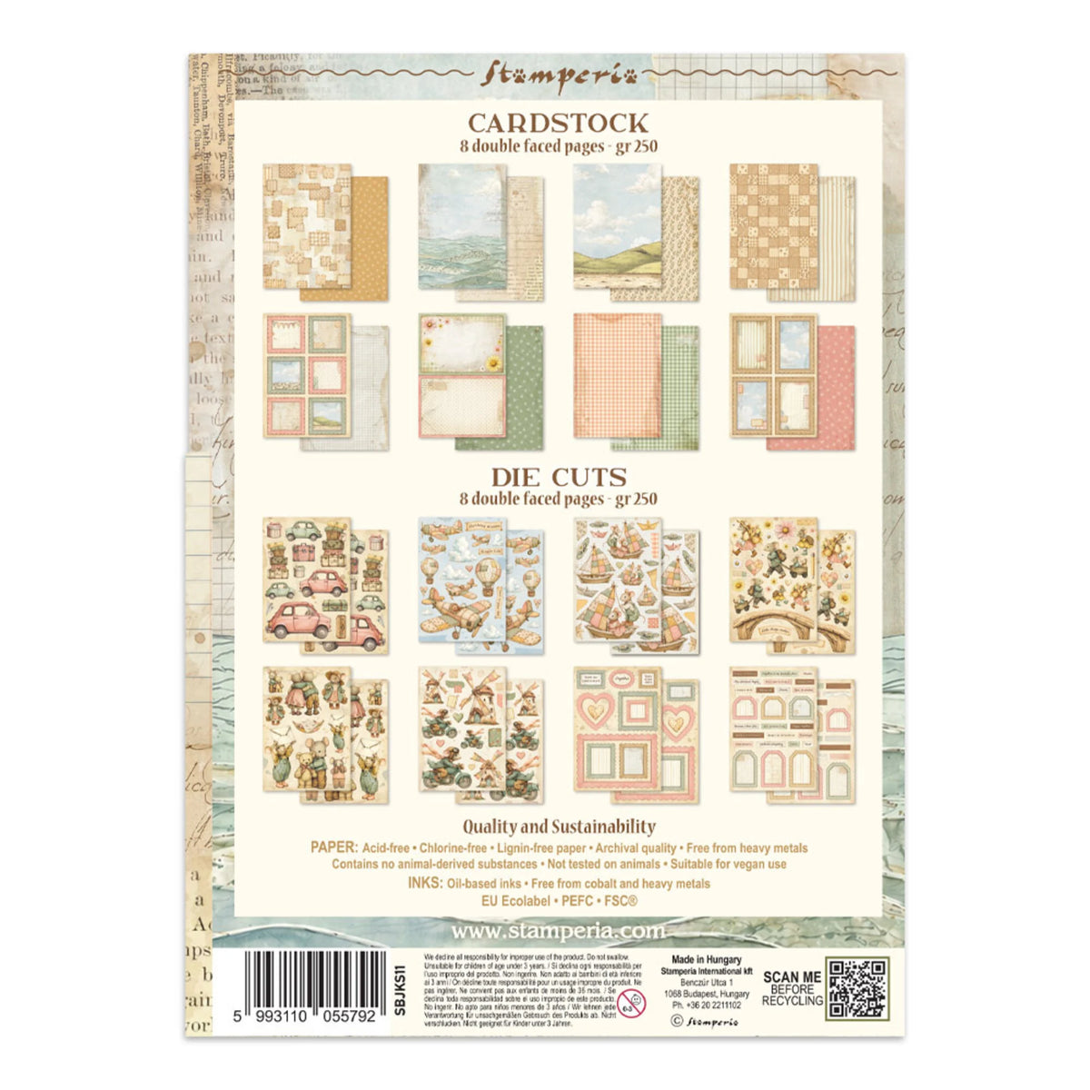 Stamperia - Junk Journal - Cozy Family - Focus Points - A5