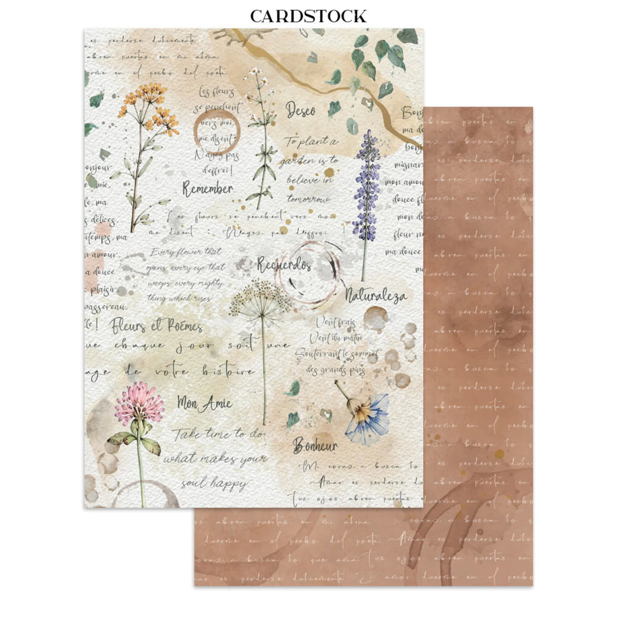 Stamperia - Junk Journal - Flowers and Poems - A4