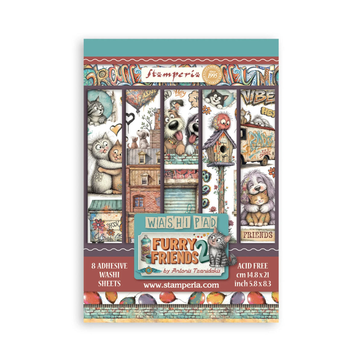 Stamperia - Furry Friends 2 - Art Journaling Selection