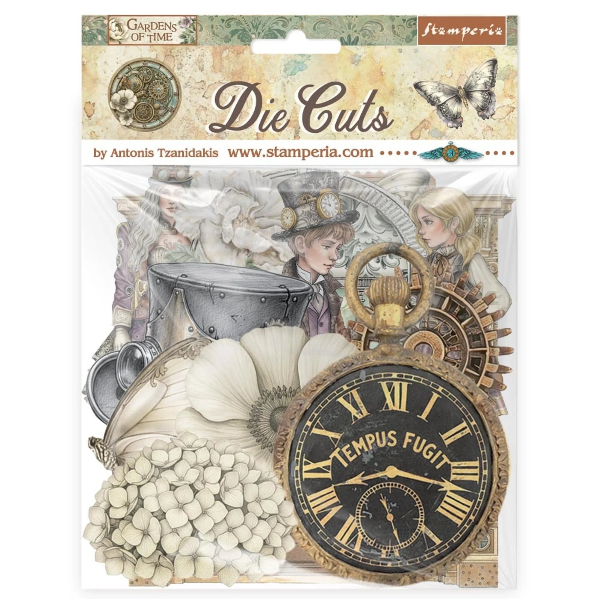 Stamperia - Gardens of time - Chipboard Die Cuts