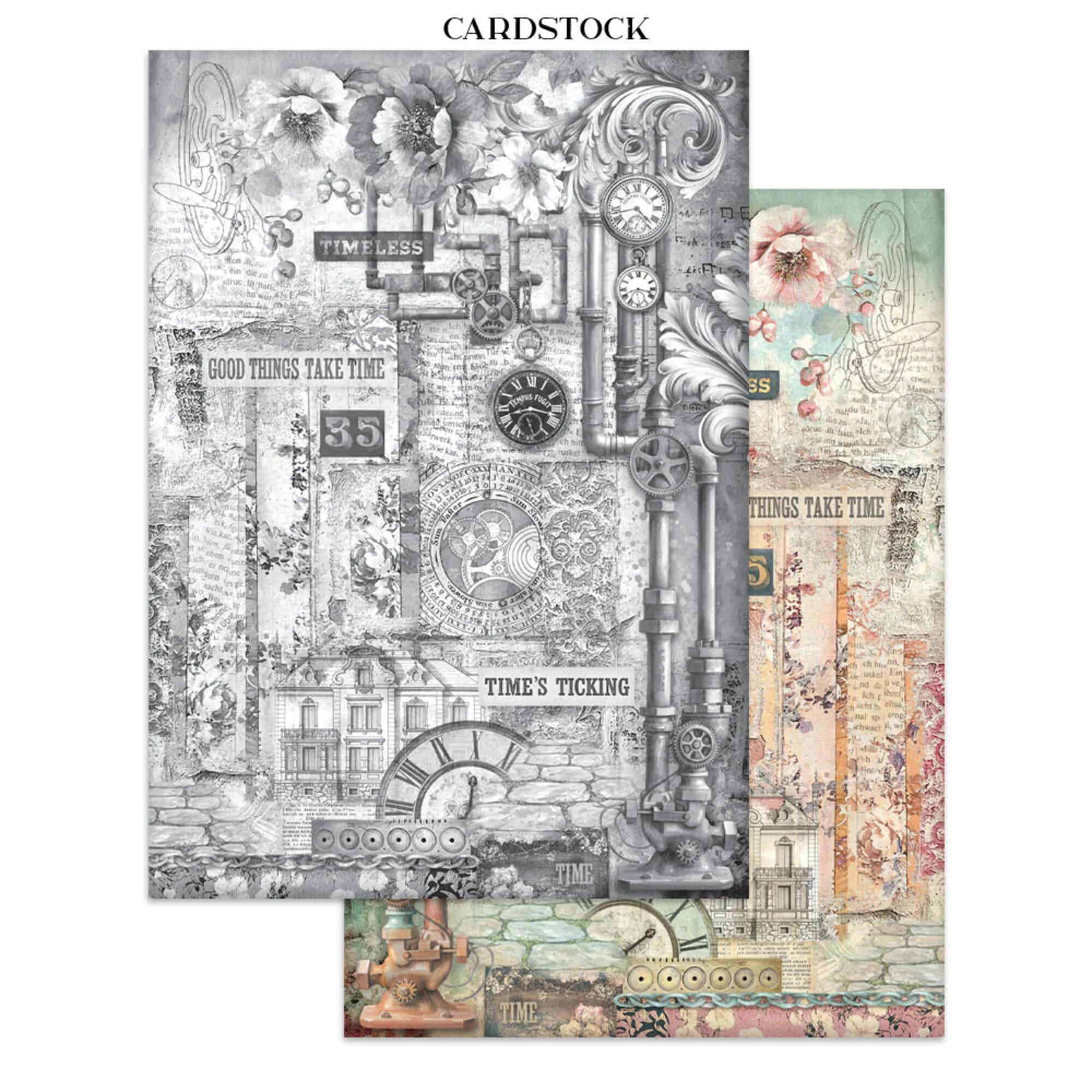 Stamperia - Junk Journal - Gardens of TIme - A4