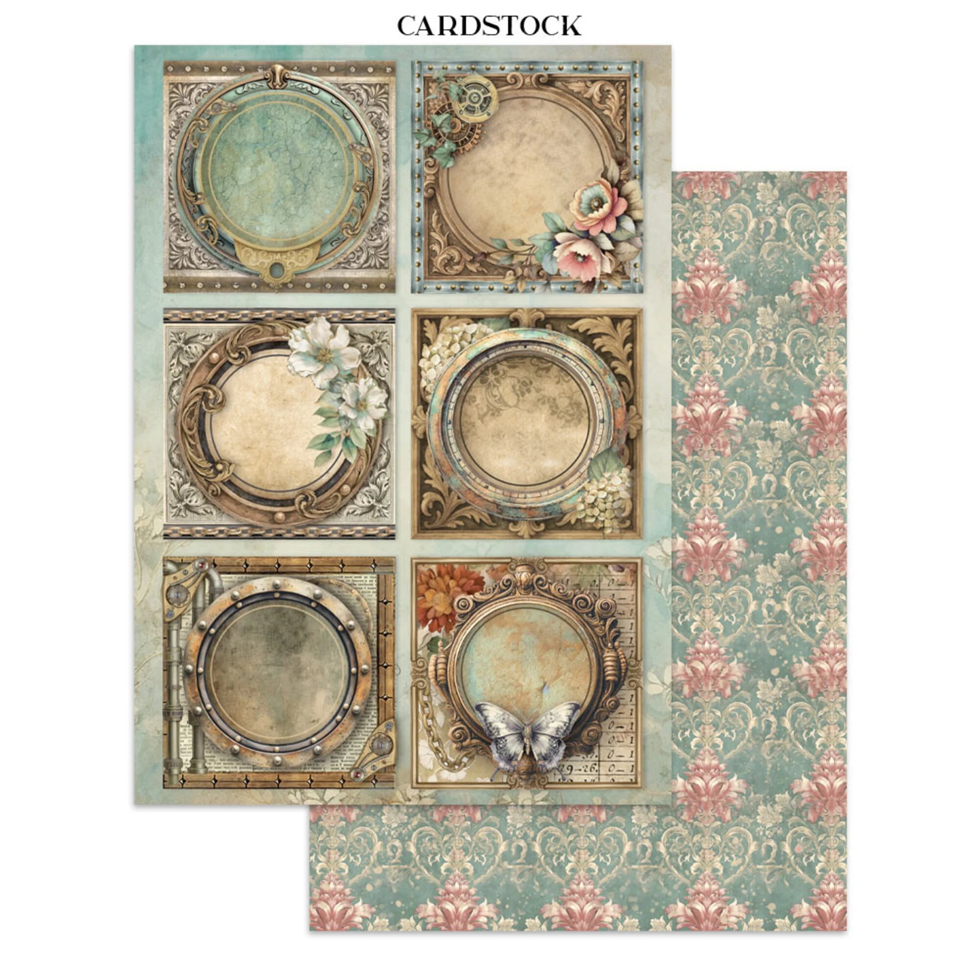 Stamperia - Junk Journal - Gardens of TIme - A4