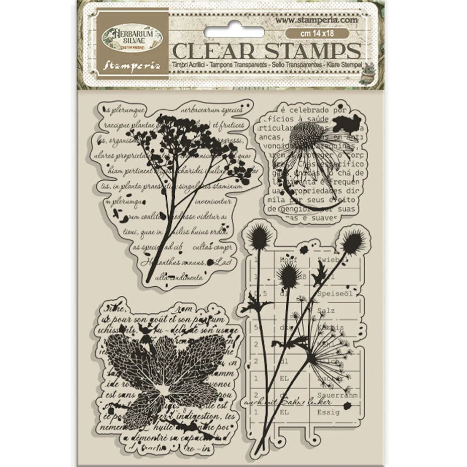 Stamperia - Herbarium Silvae - Clear Stamp - Botanic
