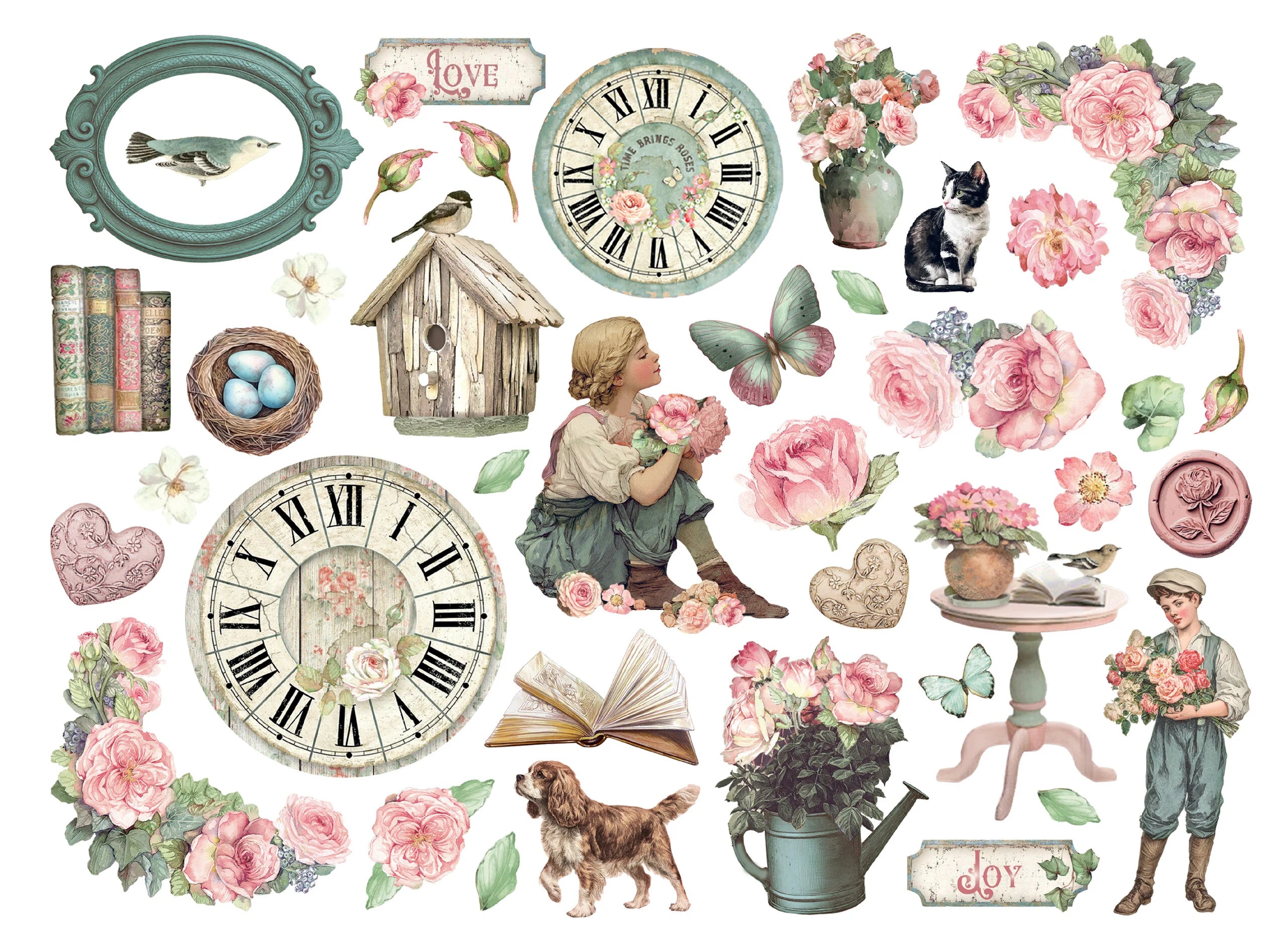 Stamperia - House of Roses - Chipboard Die Cuts 2