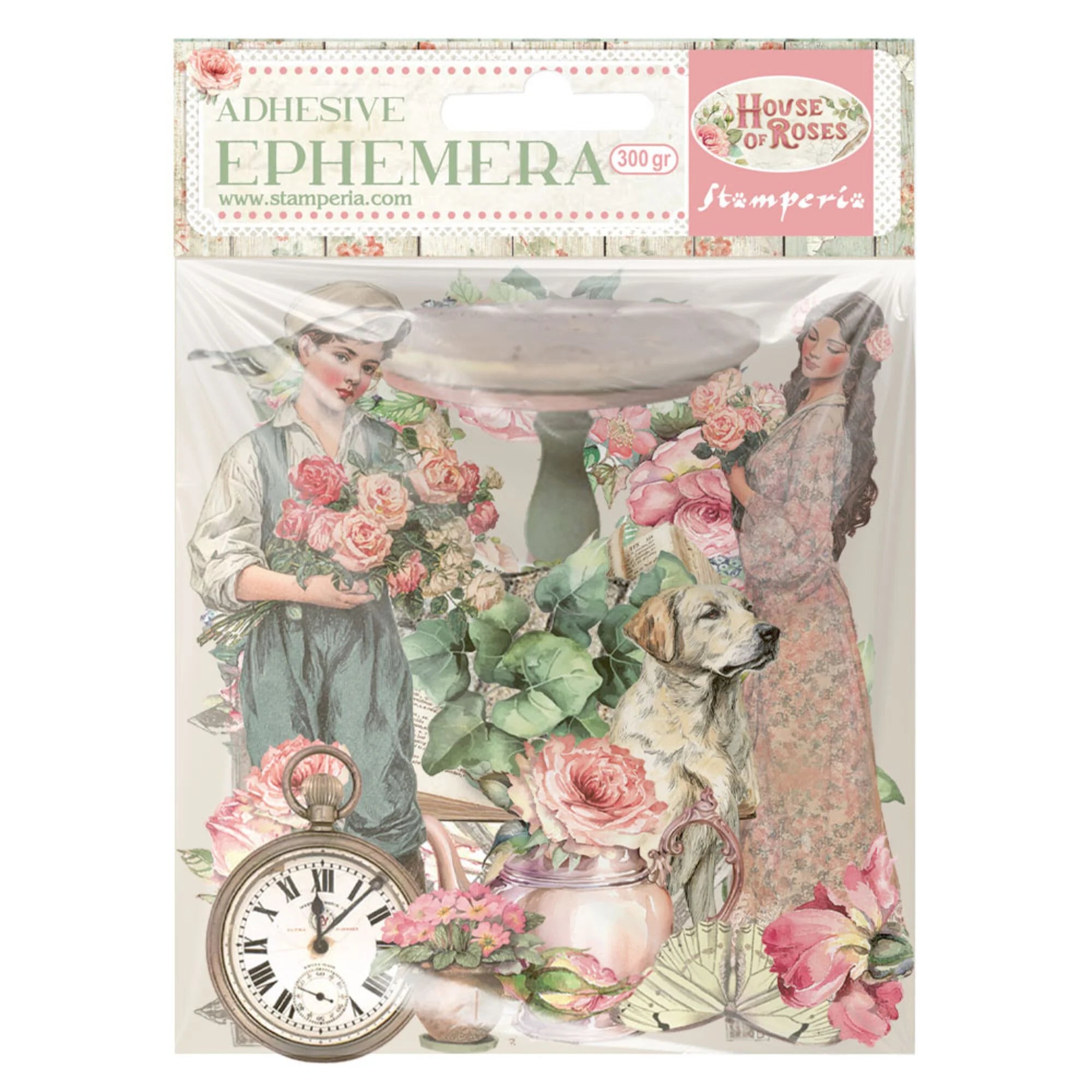 Stamperia - House of Roses - Adhesive Ephemera 2