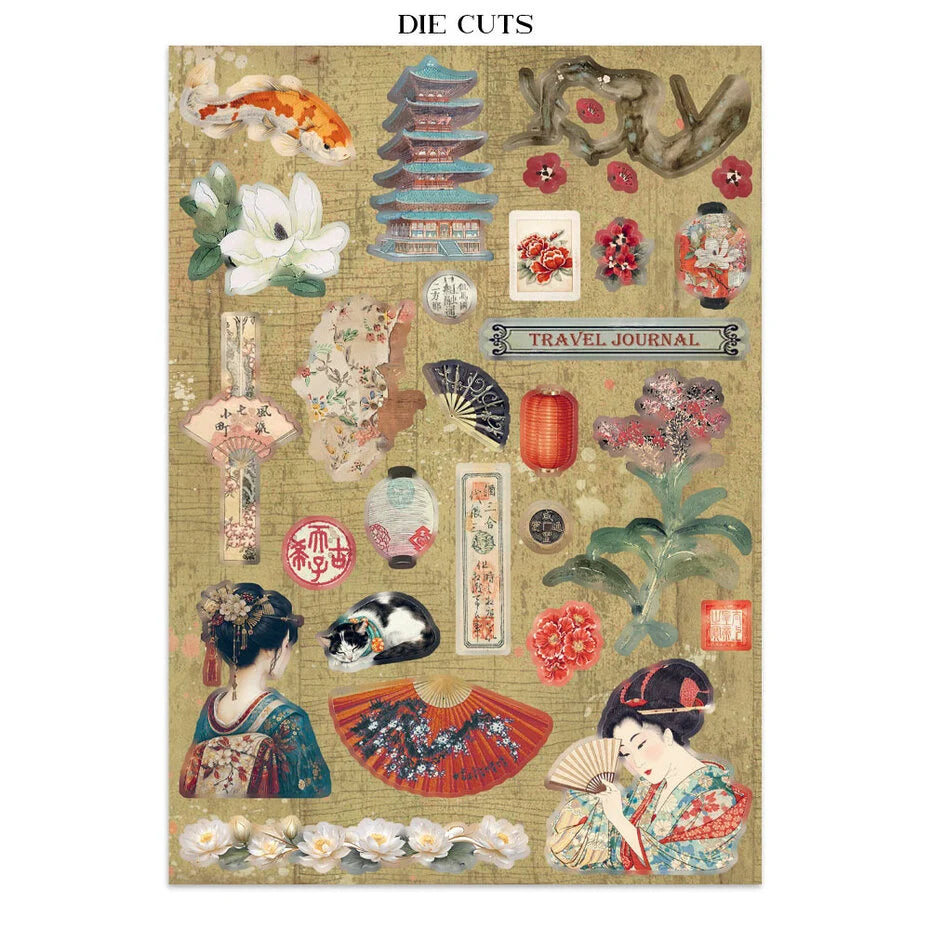 Stamperia - Junk Journal - Oriental Garden - A4