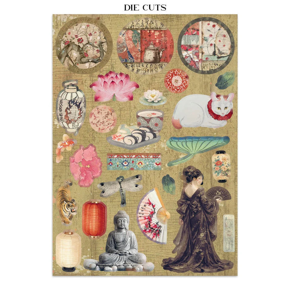 Stamperia - Junk Journal - Oriental Garden - A4