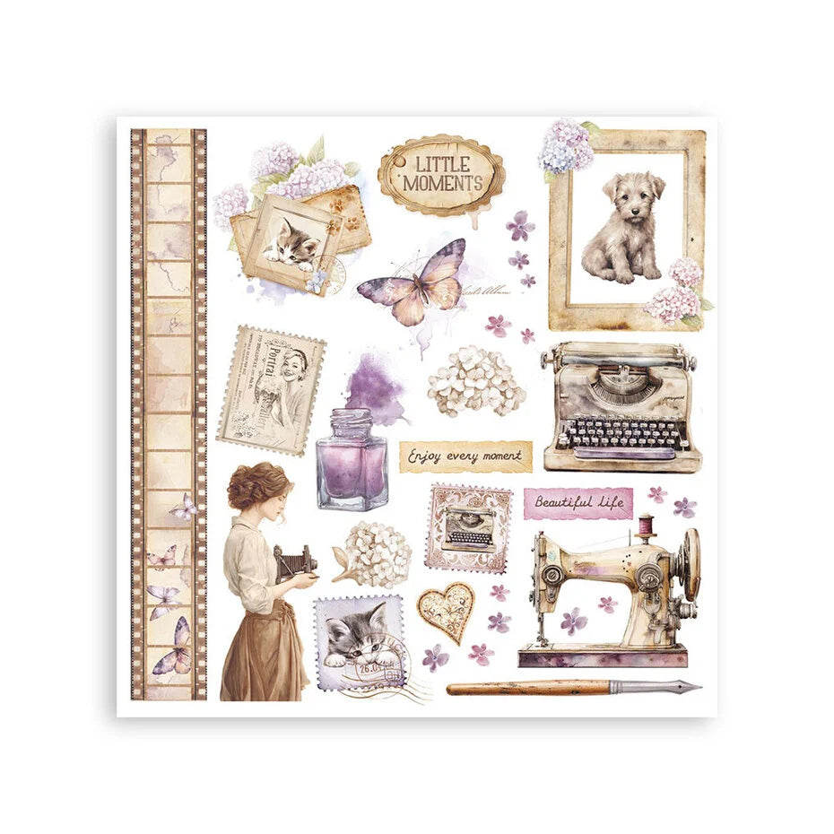 Stamperia - Quiet Days - Rub ons kit