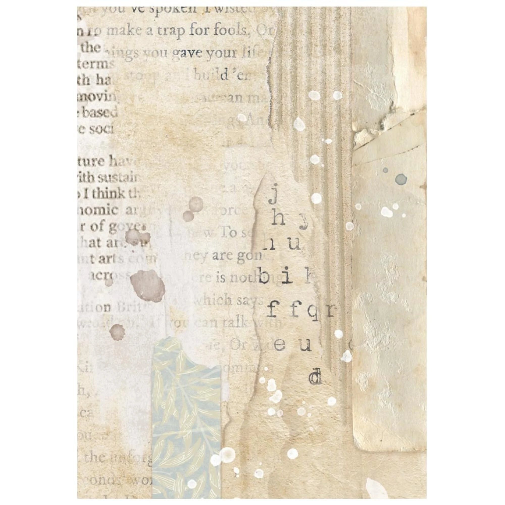 Stamperia - Secret Diary - Mini Rice Paper Backgrounds - Rice Paper pack A6