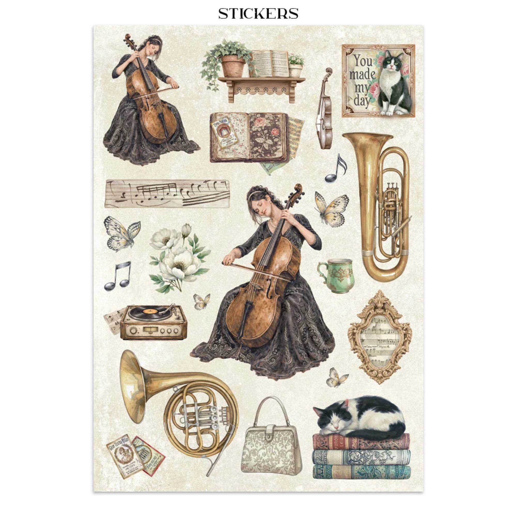 Stamperia - Junk Journal - Symphony - A4