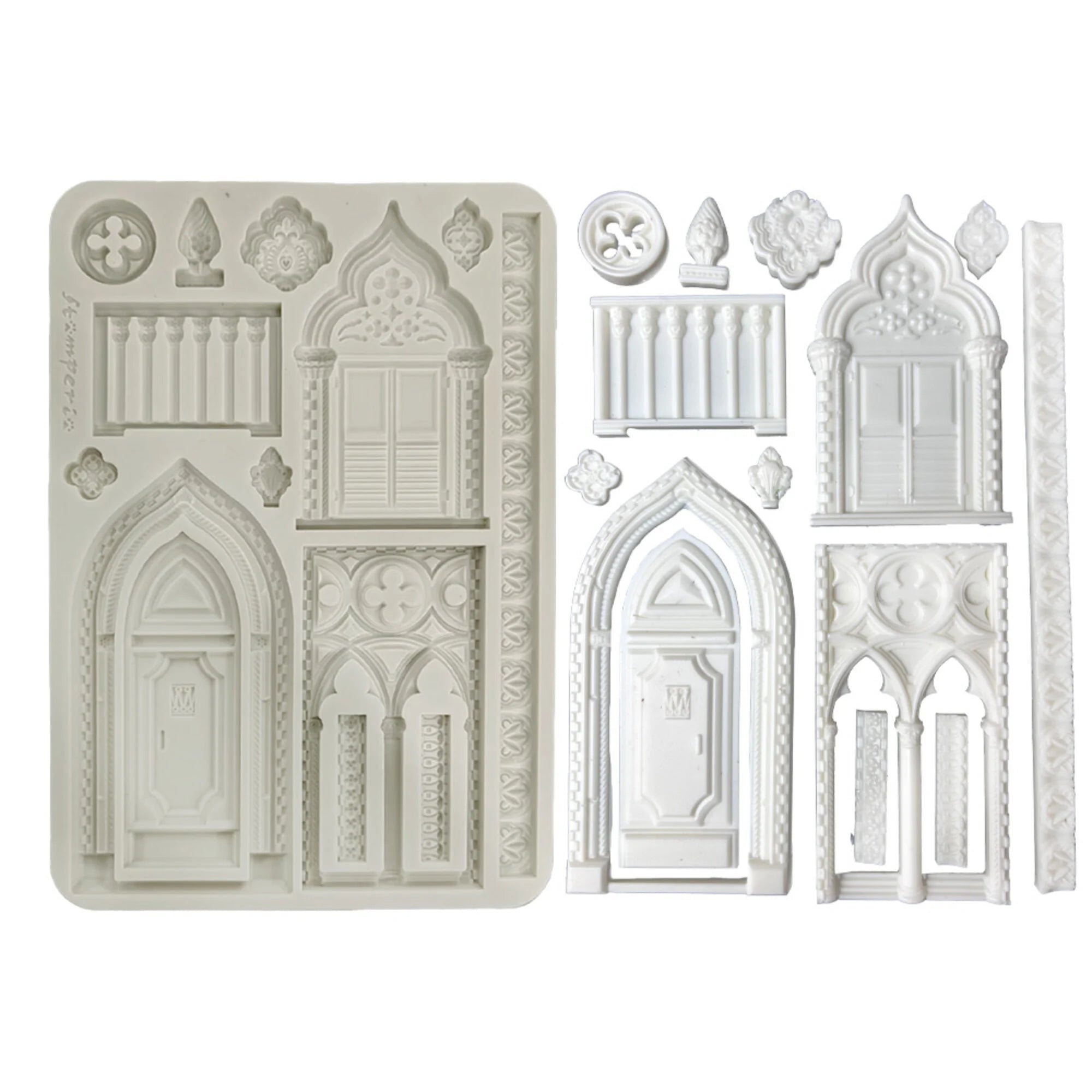 Stamperia  - Venice City of Art - Silicon Mould - Architecture