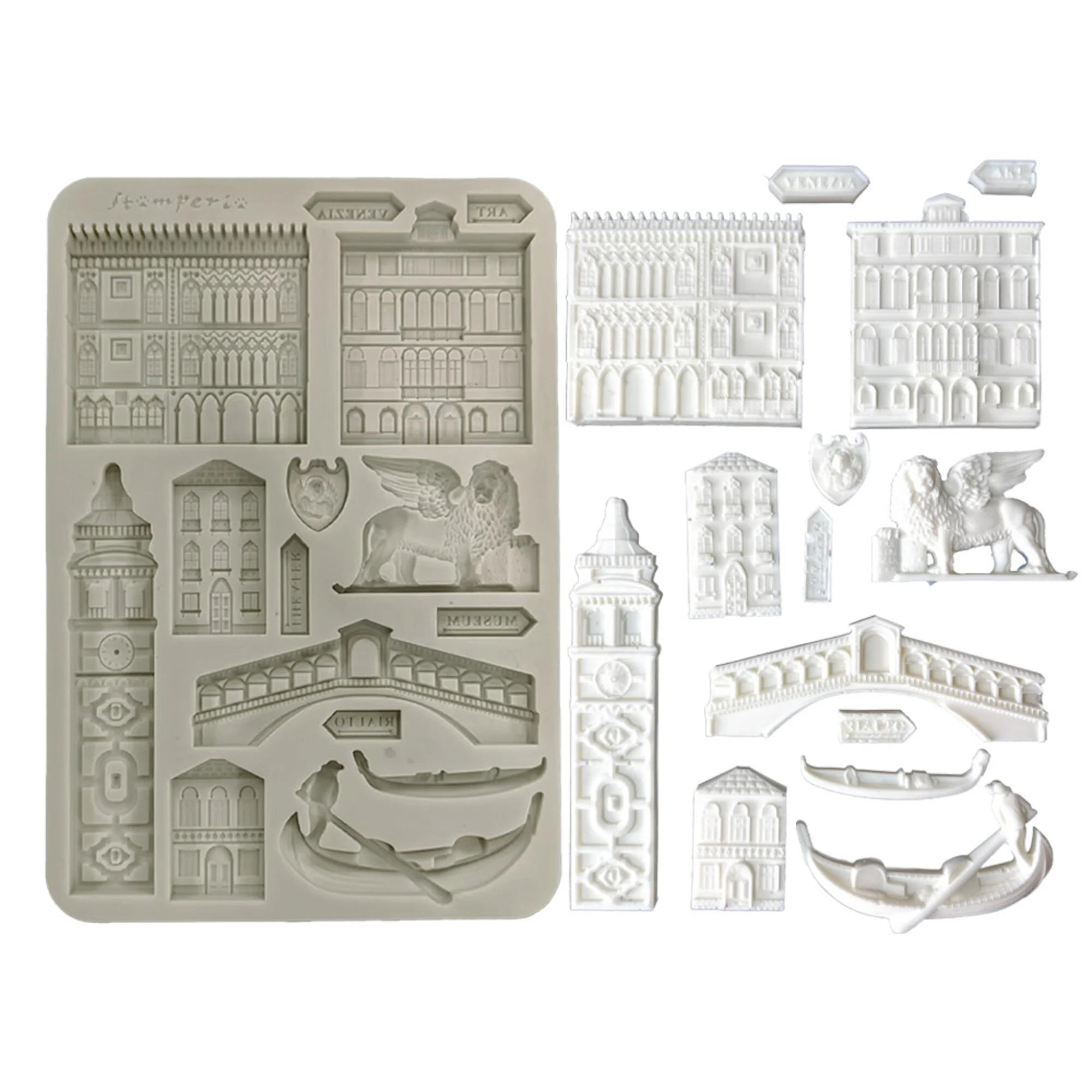 Stamperia  - Venice City of Art - Silicon Mould - Monuments