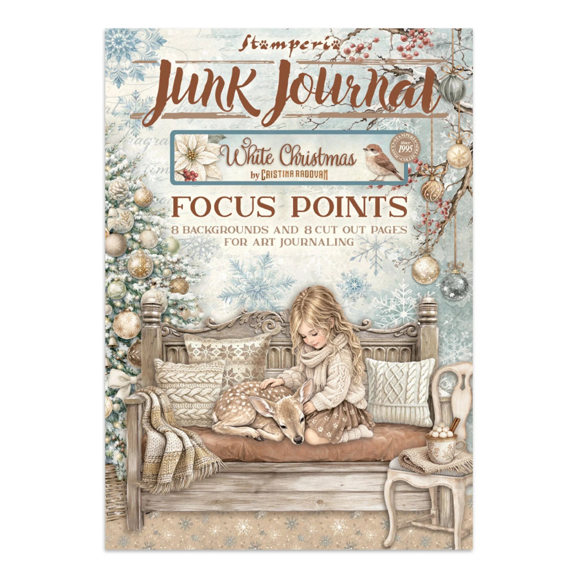 Stamperia - White Christmas - Focus Points - A5